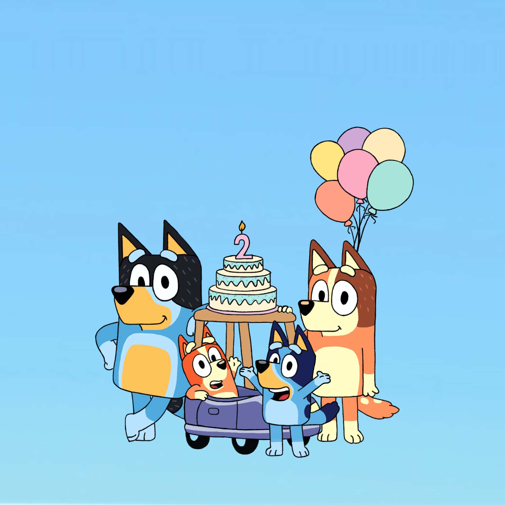 Dog themed digital invitation card.